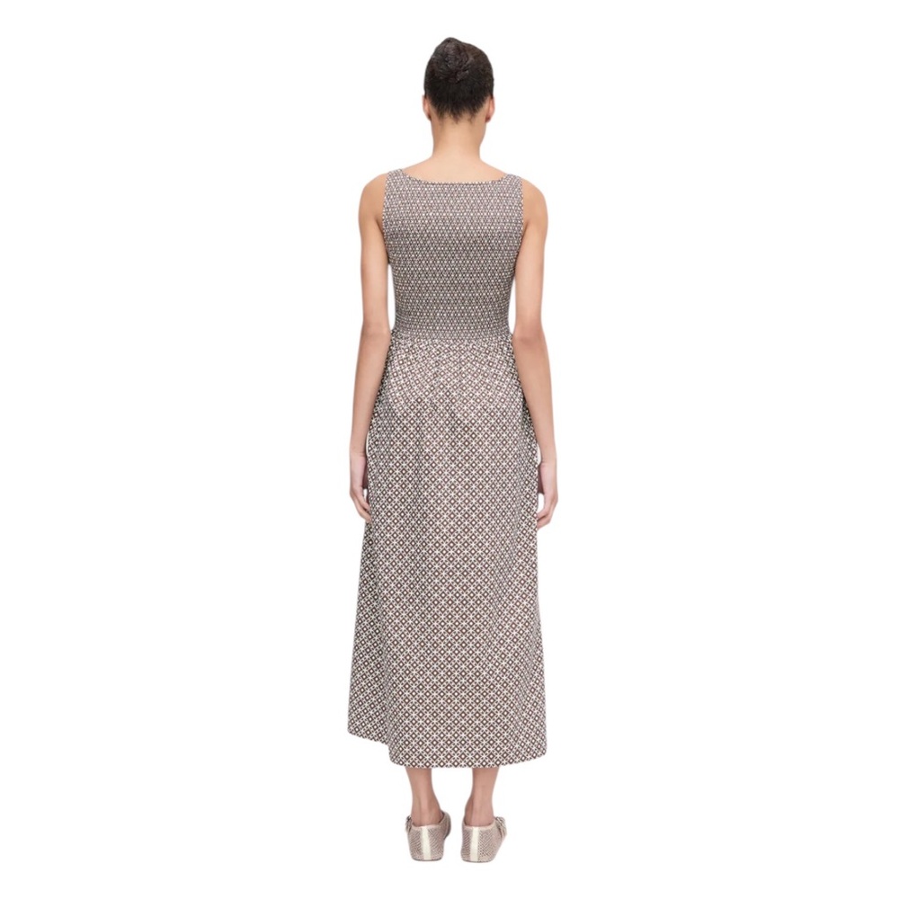 Hill House Cosima Nap Dress Chocolate Lattice XS - Picture 3 of 8